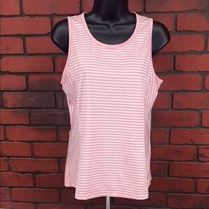 Fila Womans Small Striped Tank Top – Sporty, Breathable